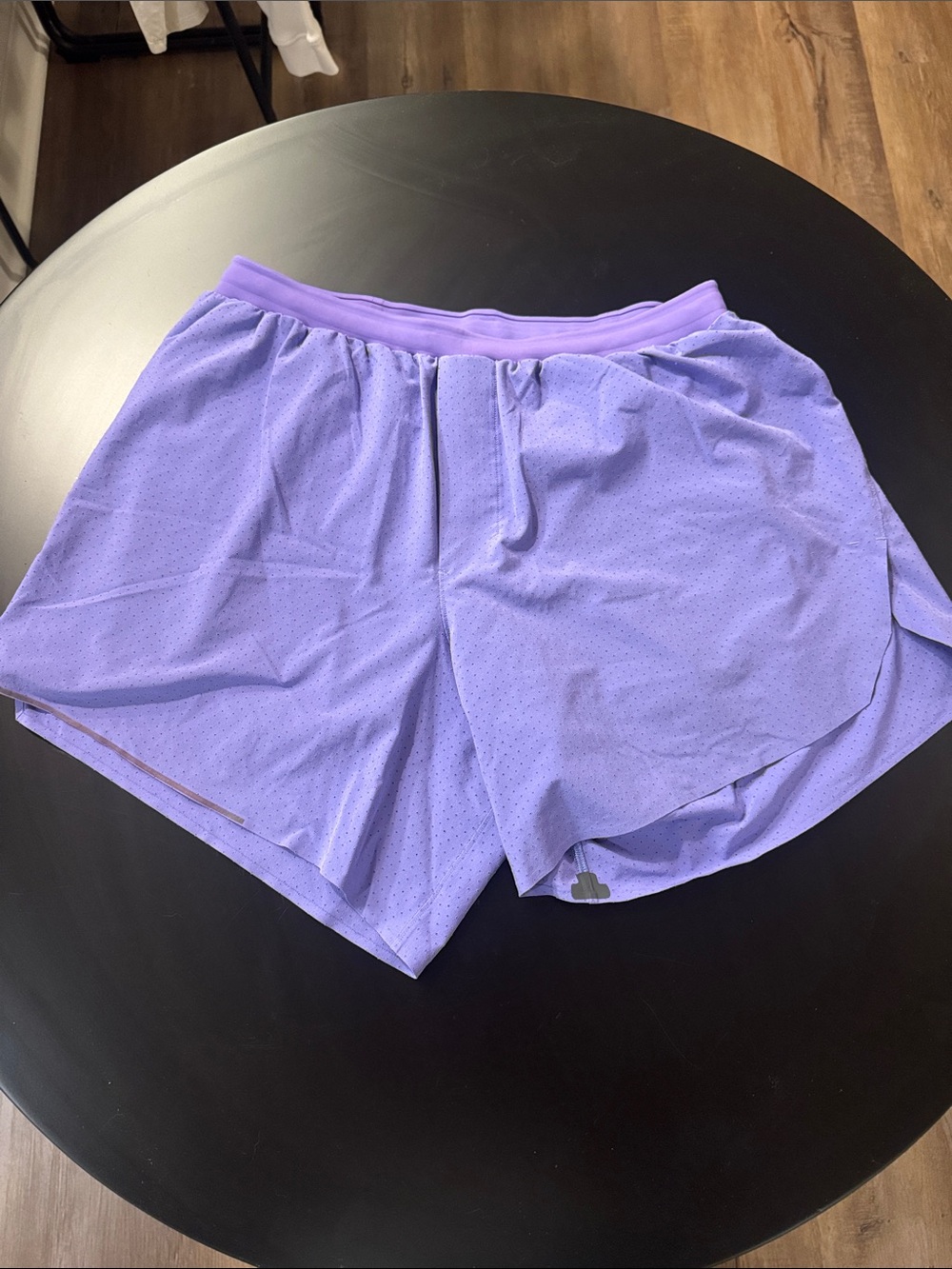 Men's Lulu lemon 5 inch Athletic Shorts with Liner- Lavender Performance